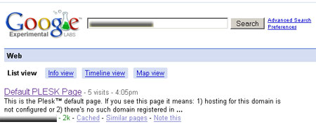 prueba-seo Default PLESK