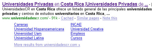 sitelinks-seo Site Links de Google
